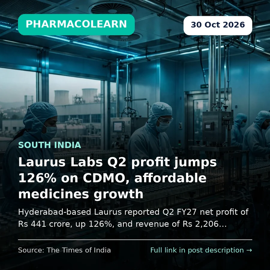 Laurus Labs Q2 FY27 Results: Net Profit Up 126 Percent on CDMO and Affordable Medicines Growth